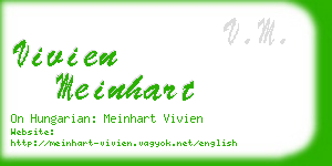 vivien meinhart business card